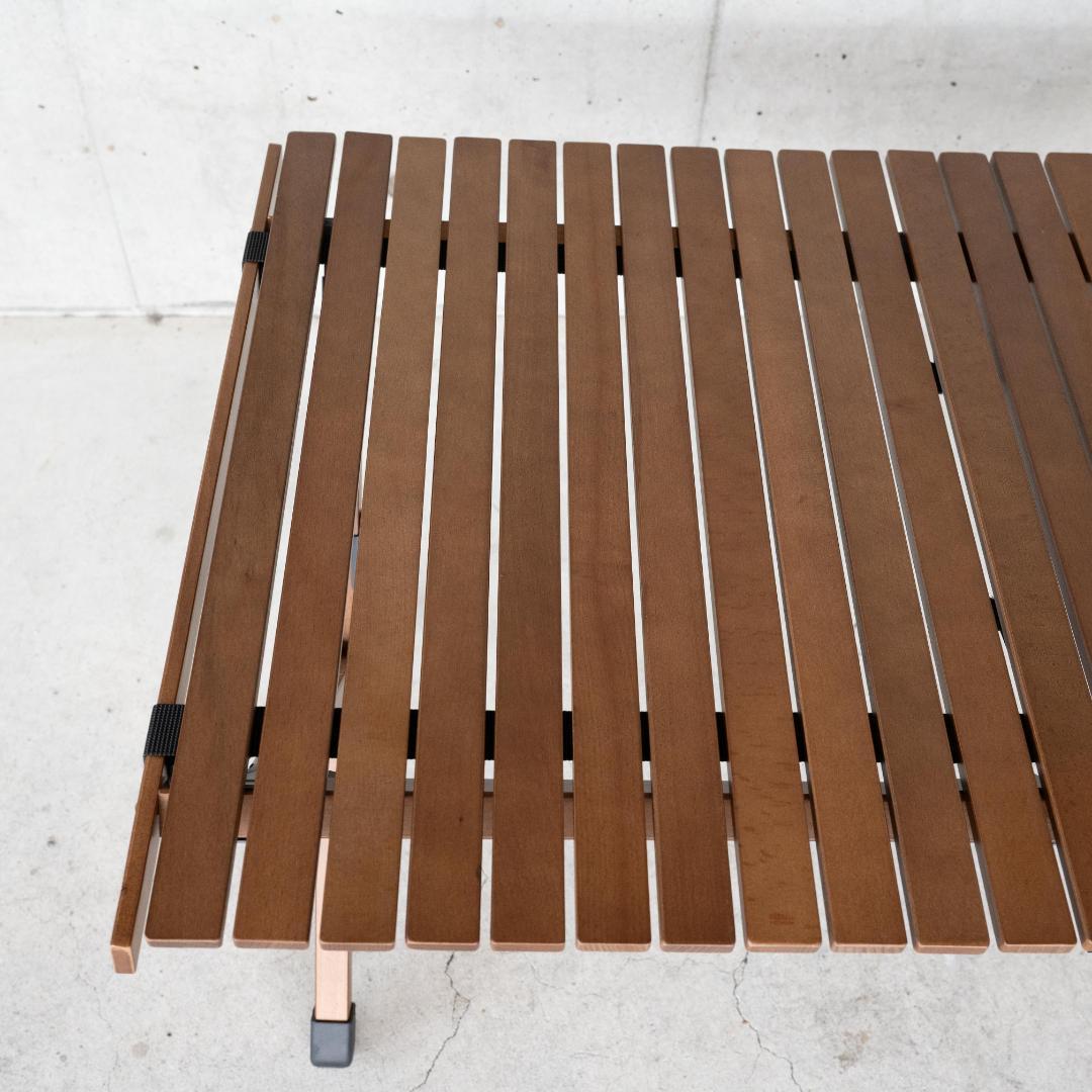 hilander ウッドロールトップテーブル90