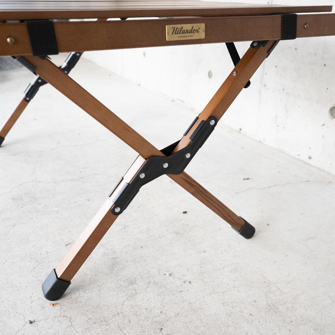 hilander ウッドロールトップテーブル90