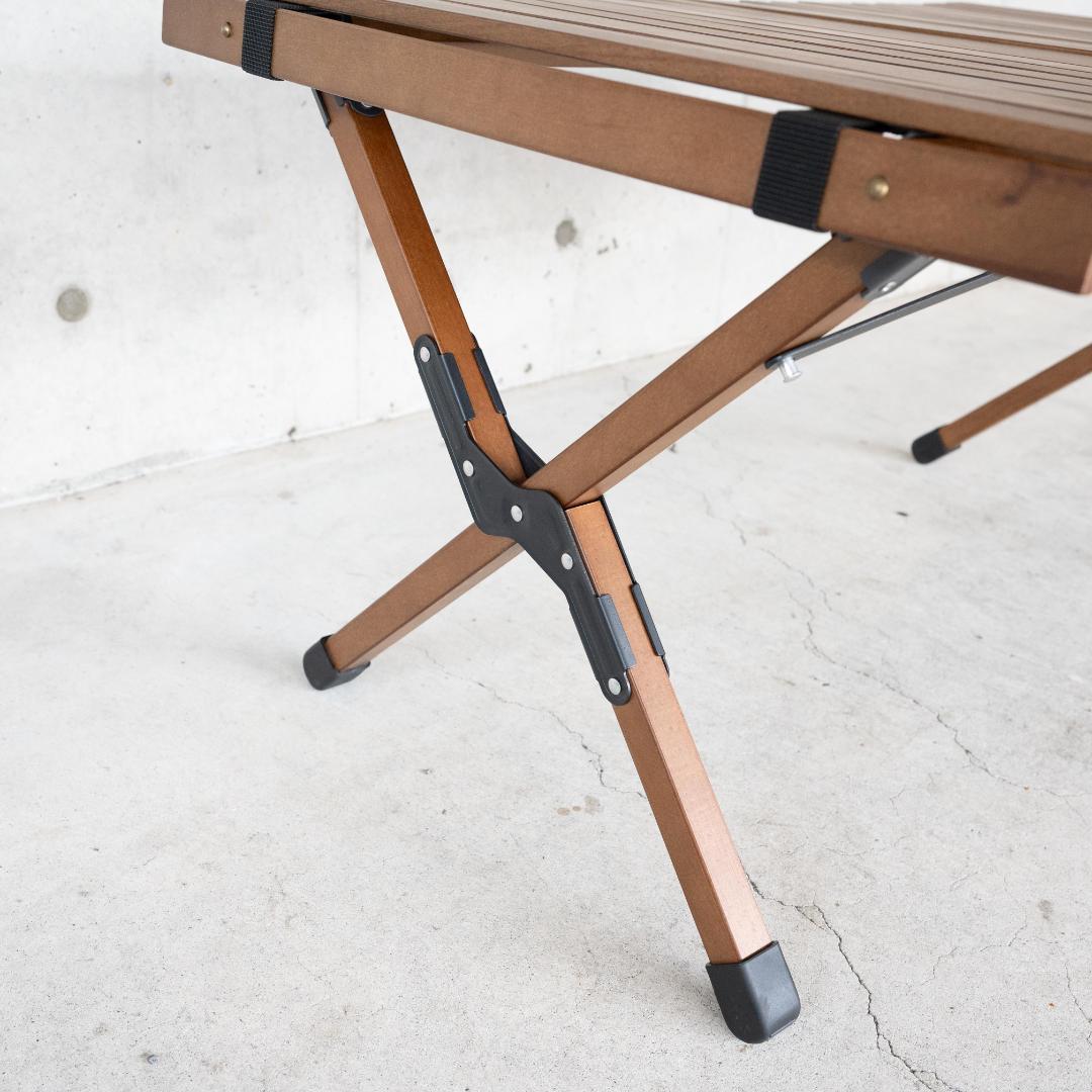 hilander ウッドロールトップテーブル90