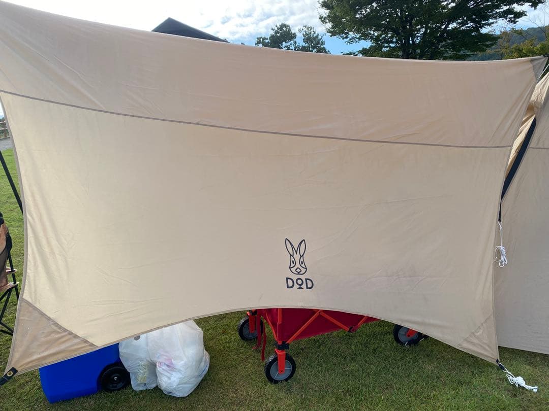 DODワンポールテントM専用グランドシート、いつかのタープ、トンガリハット　4点