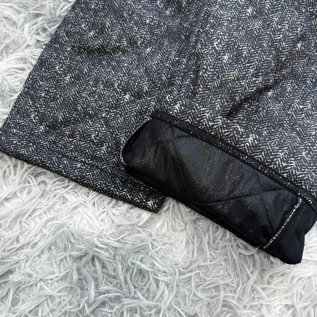 新品　パーリーゲイツ　パンツ　中綿　キルティング　防寒　グレー　サイズ5