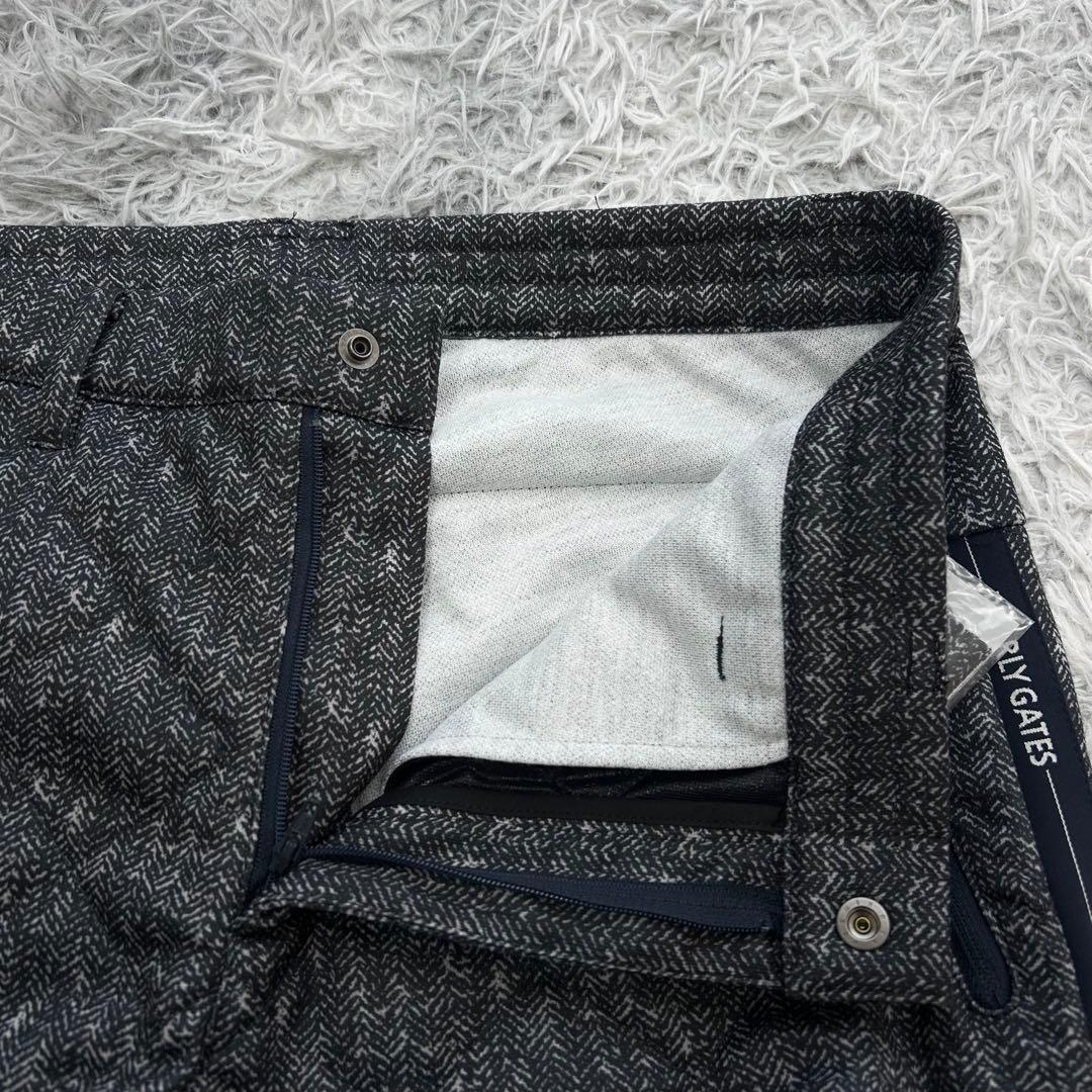 新品　パーリーゲイツ　パンツ　中綿　キルティング　防寒　グレー　サイズ5