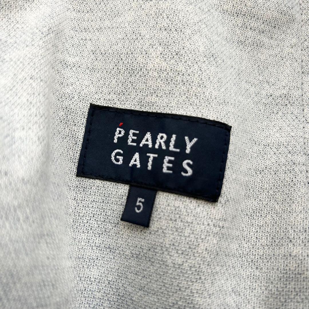 新品　パーリーゲイツ　パンツ　中綿　キルティング　防寒　グレー　サイズ5