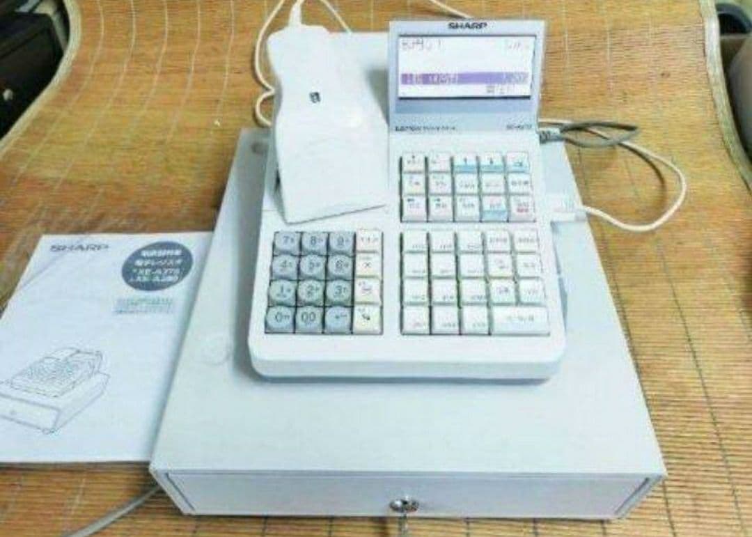 シャープレジスターXE-A280　PC連携　スキャナ付き　000395