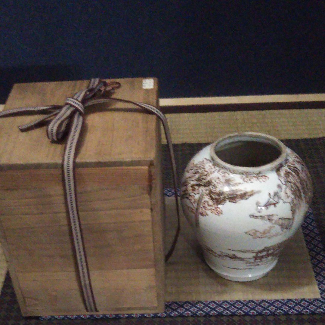 古九谷～金銀彩、沈香壺、蓋無です