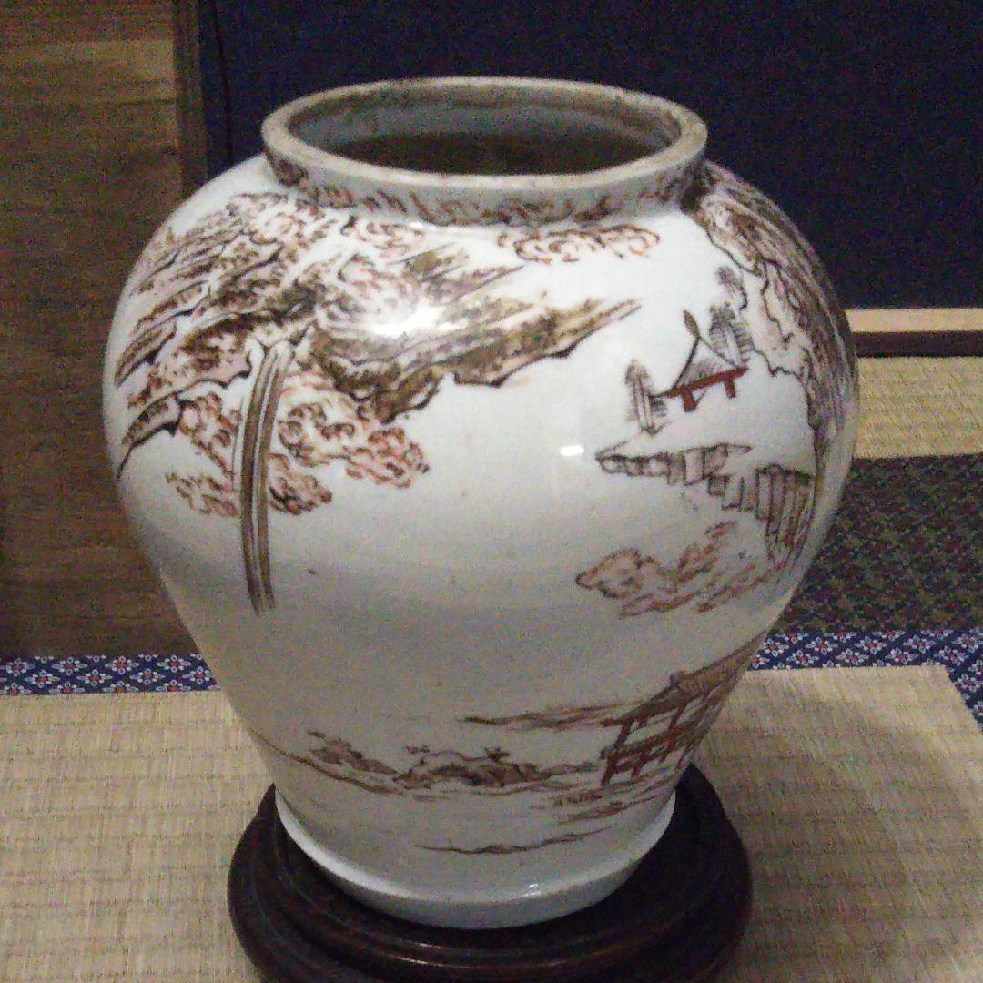 古九谷～金銀彩、沈香壺、蓋無です