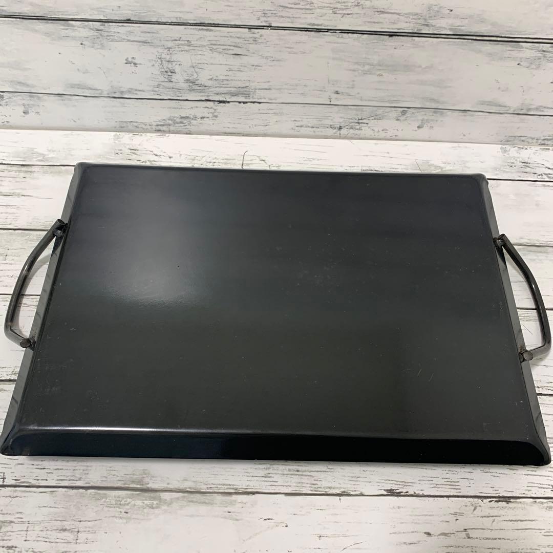 CAPTAIN STAG 鉄製グリドル M 450x315mm ニューアイガー