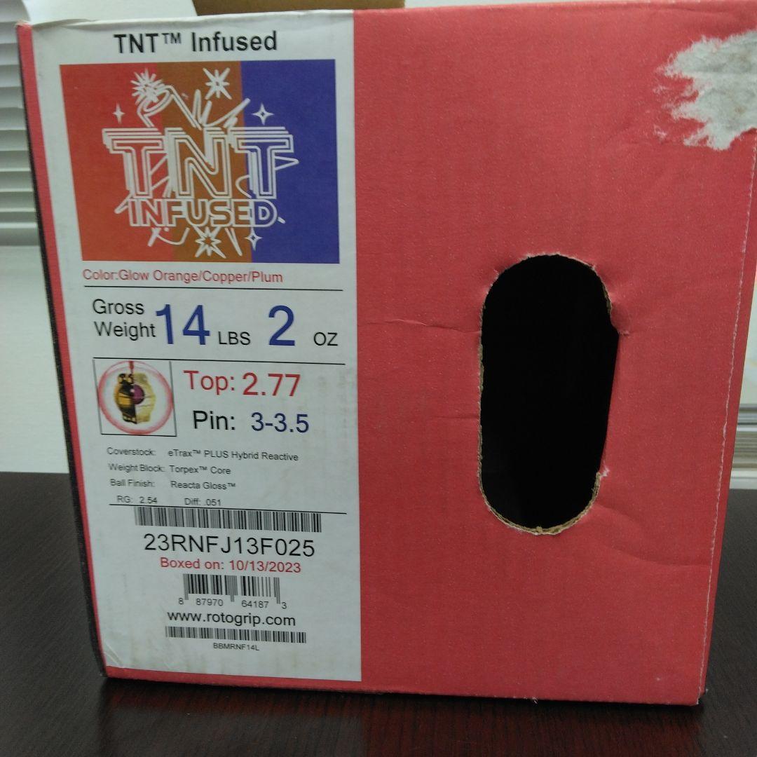 Roto Grip TNT INFUSED ボウリングボール14p2ozです。