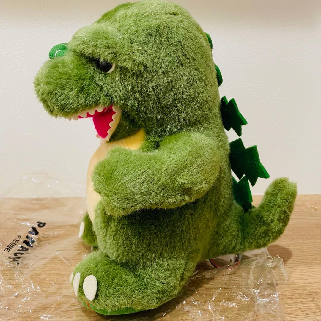 当時物 BANDAI バンダイ ゴジラ ぬいぐるみ トーキングゴジラ PETIT