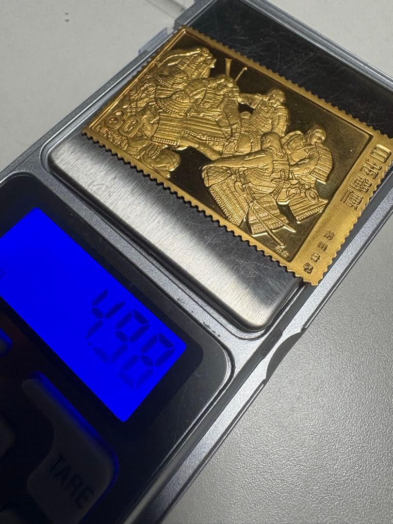 希少　松本徽章工業　純金　金属工芸品　4.98g 純金/純銅