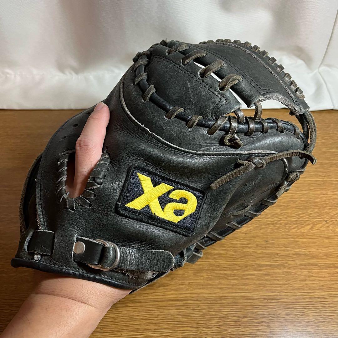 ザナックス Soft 一般軟式 キャッチャーミット グローブ 右投げ 美品