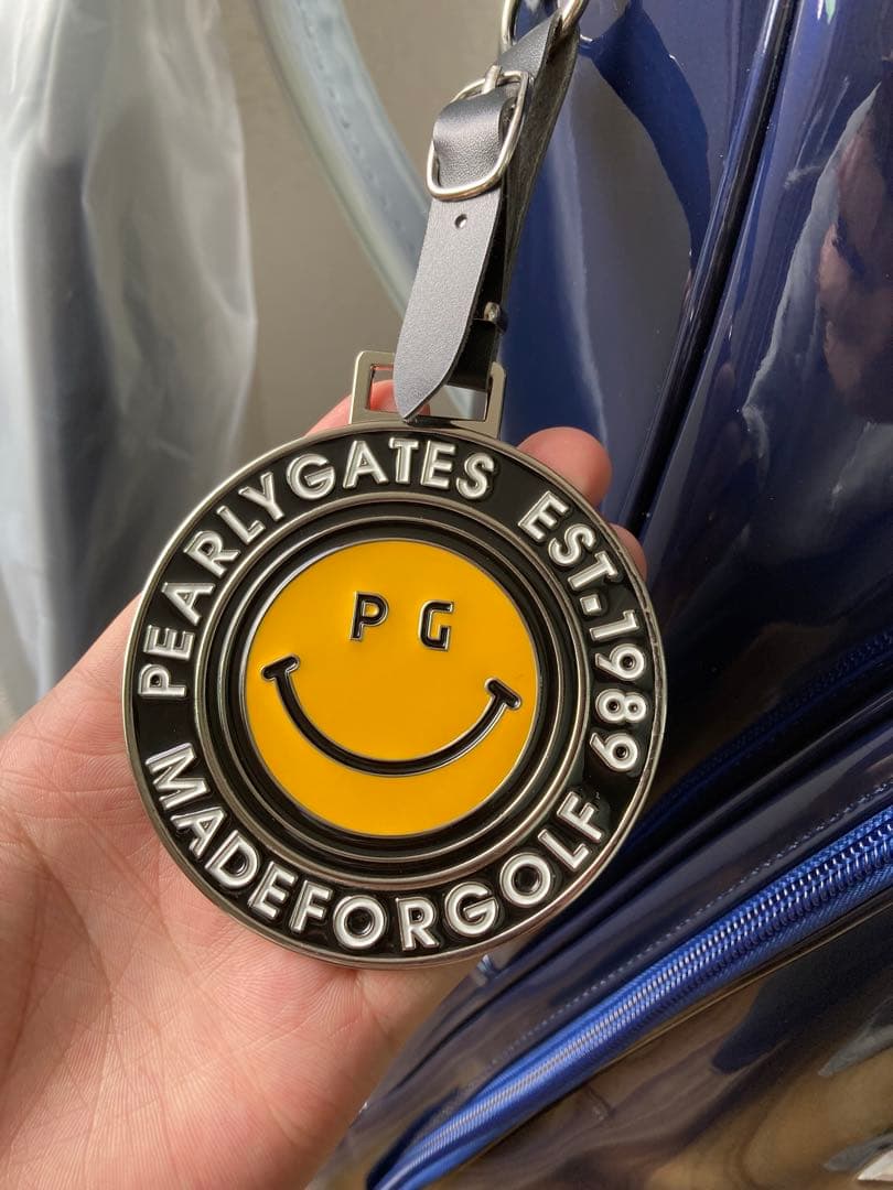 PEARLY GATES キャディバッグ ネイビー ゴルフバッグ