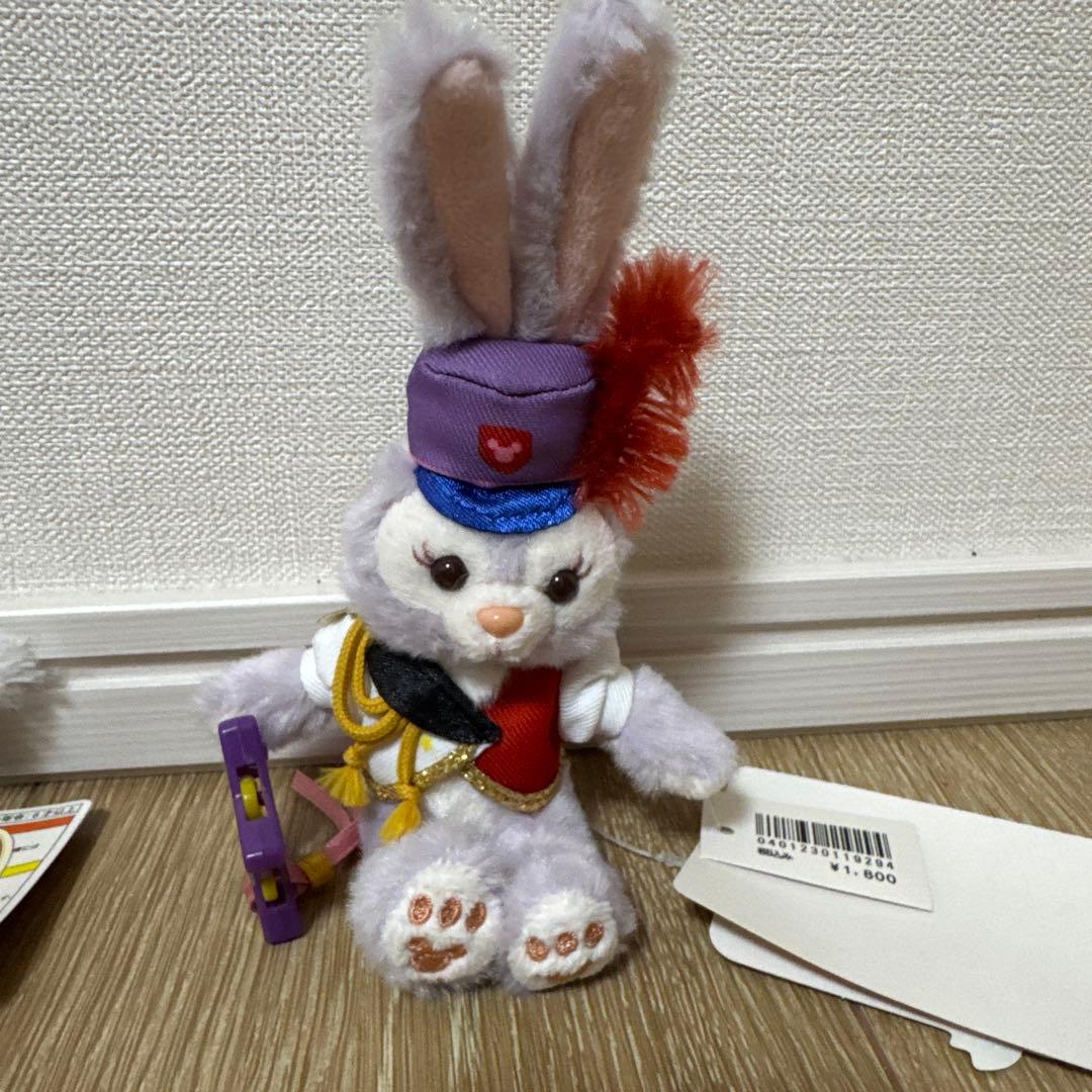 ダッフィー　ハッピーマーチングファン　ぬいぐるみストラップ　4体セット