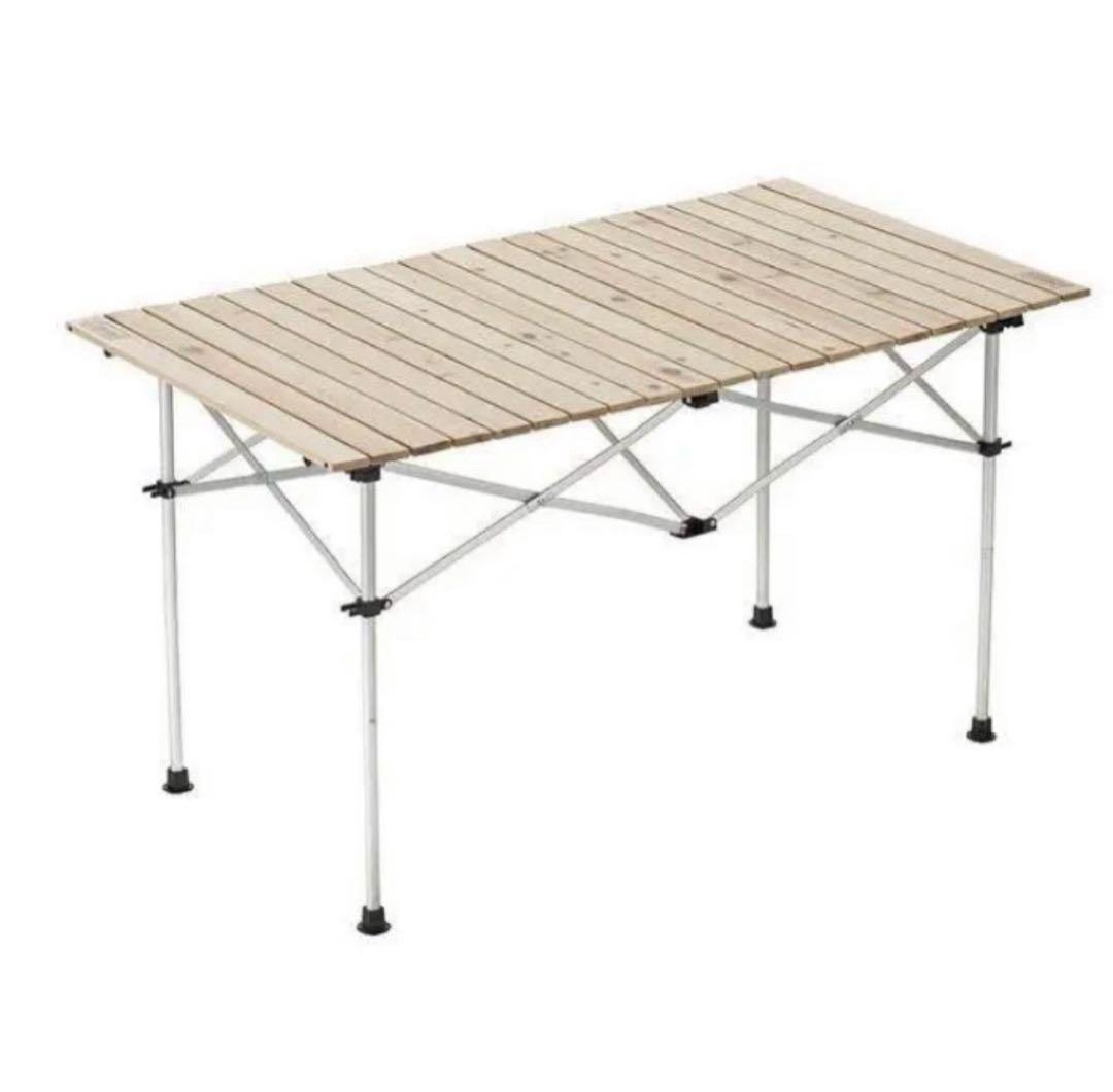 Coleman 折りたたみ木製テーブルナチュラルウッドロールテーブル120廃盤2