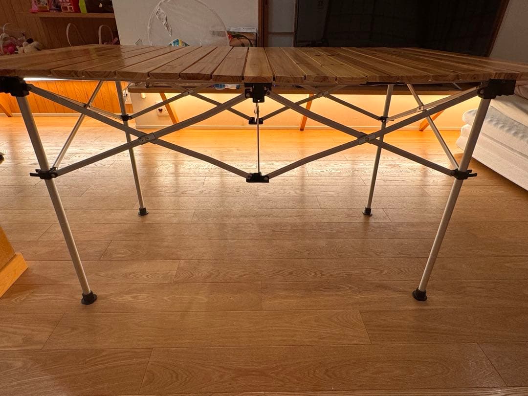 Coleman 折りたたみ木製テーブルナチュラルウッドロールテーブル120廃盤2