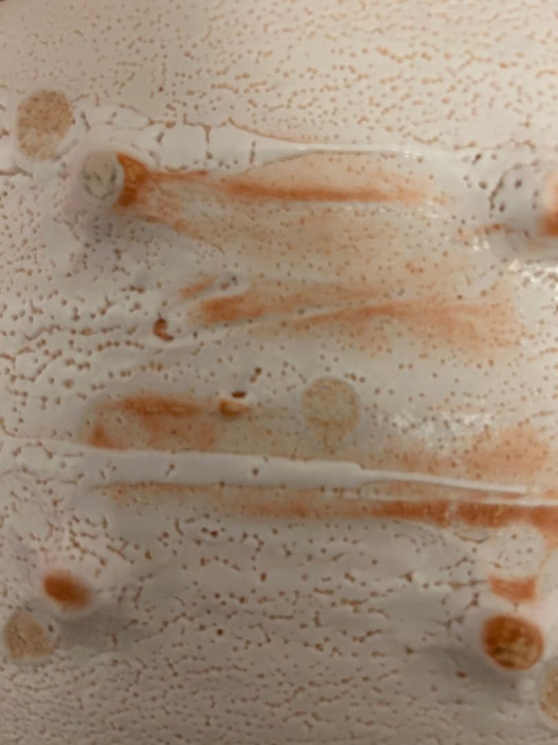 堀一郎作　志野四方皿