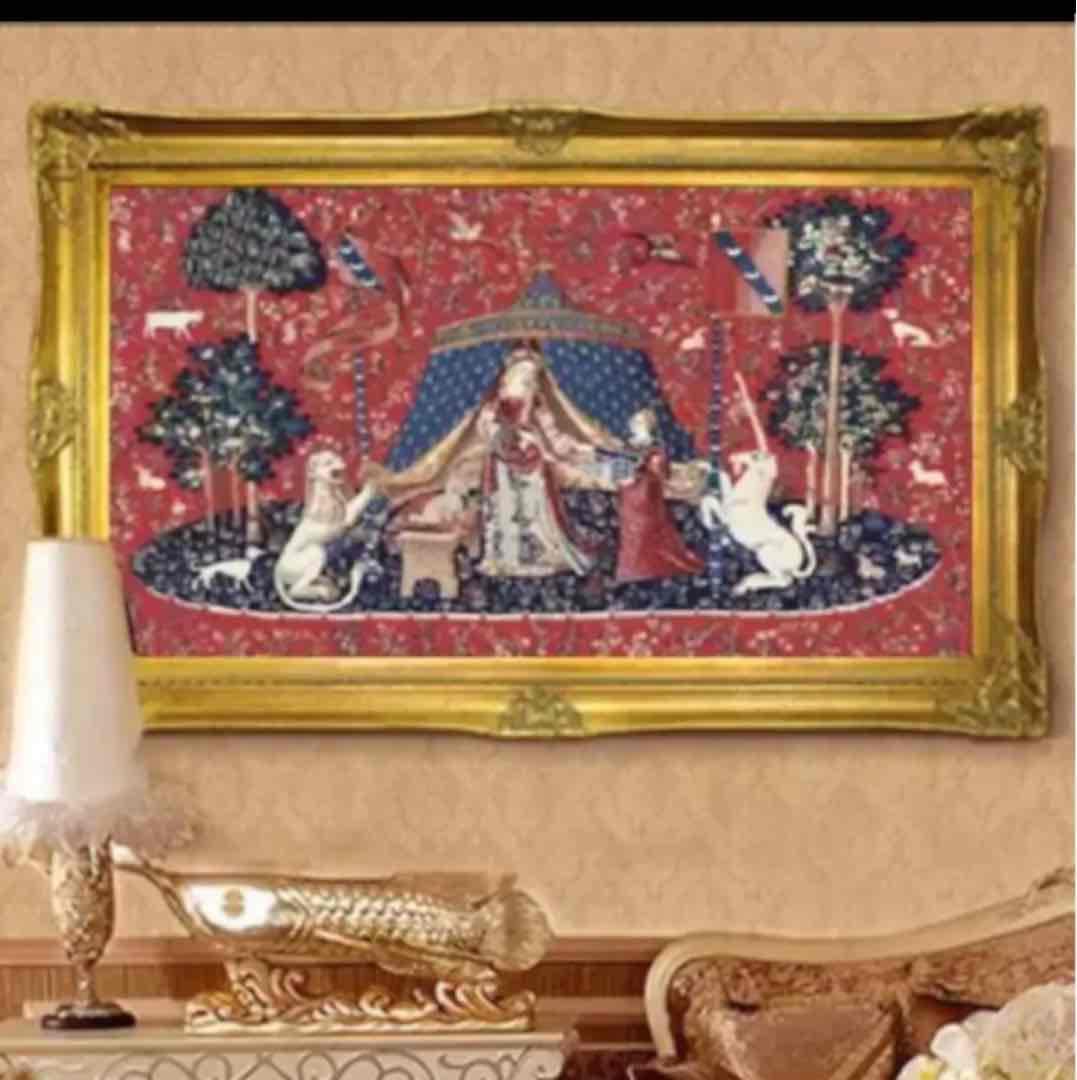 マ*タ様 貴婦人と一角獣　69×80 タペストリ　ユニコーン ガンダム UC ビ