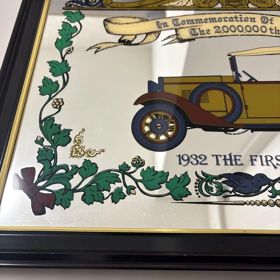 激レア日産NISSAN First DATSUN ミラーパネルBLUE bird