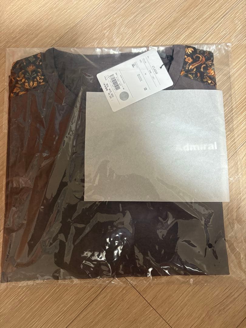 Admiral バックレイヤードスリットダマスクTEE ATLA549 M