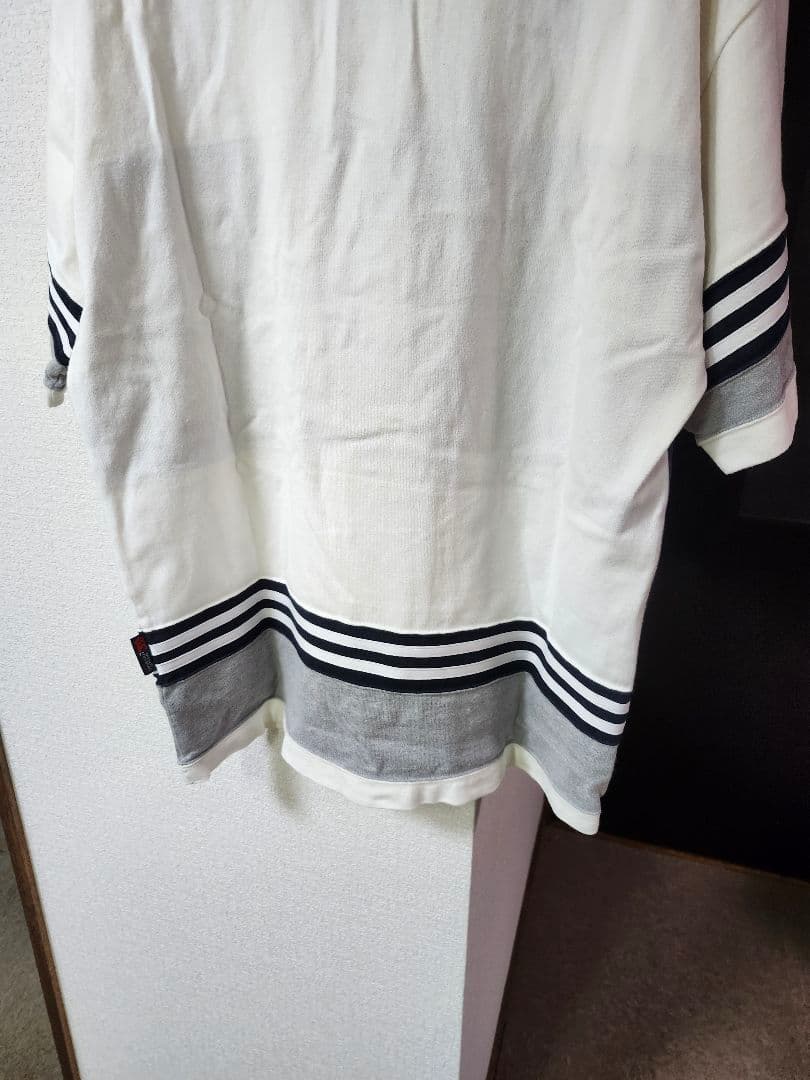 Canterbury ラガーシャツ ホワイト/ネイビー