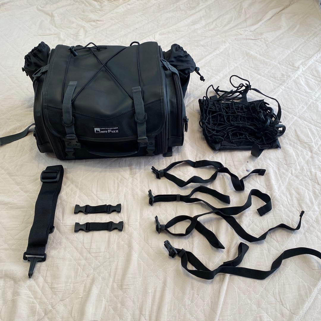 Moto Fizz ブラックバッグ 拡張可能