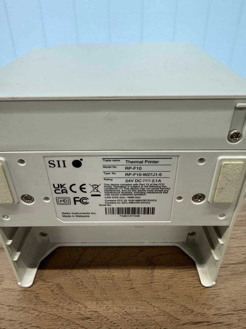 セイコーインスツル SII サーマルプリンター RP-F10