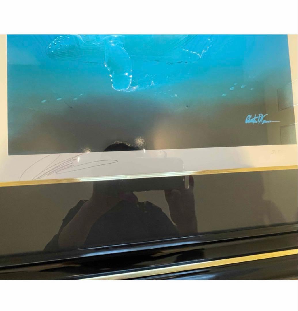 ラッセン　ホエールソング　シルクスクリーンアート