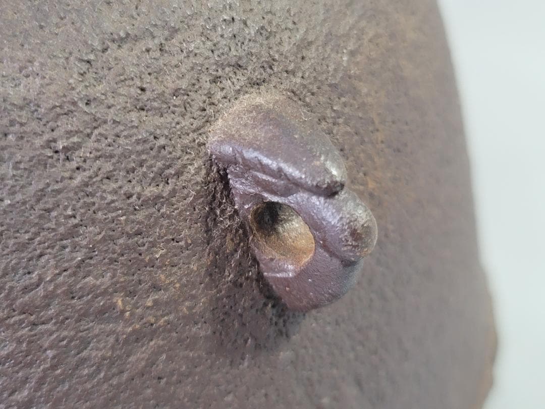 茶道具 茶釜 共箱 環付 DT642