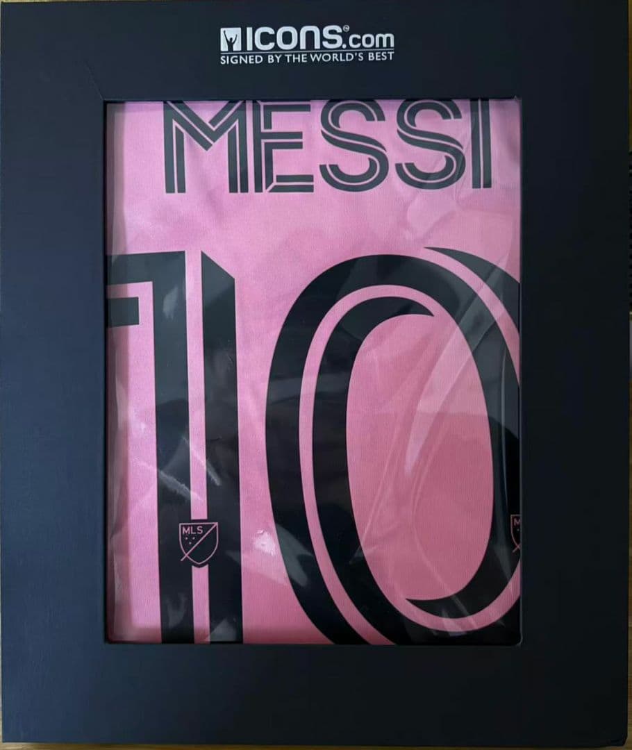 リオネル・メッシ直筆サイン入りインテル・マイアミユニフォーム