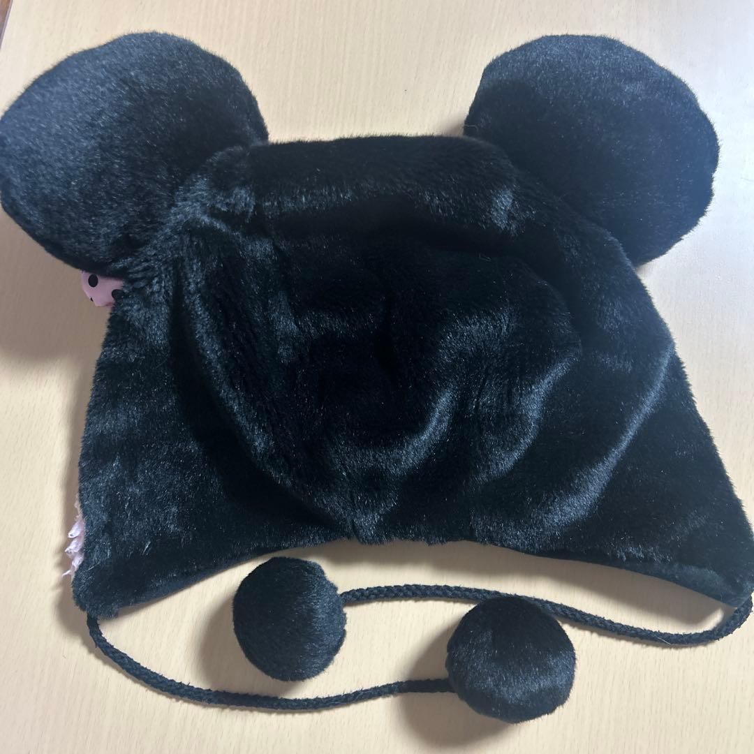 ディズニーファンキャップ 黒 ミニー