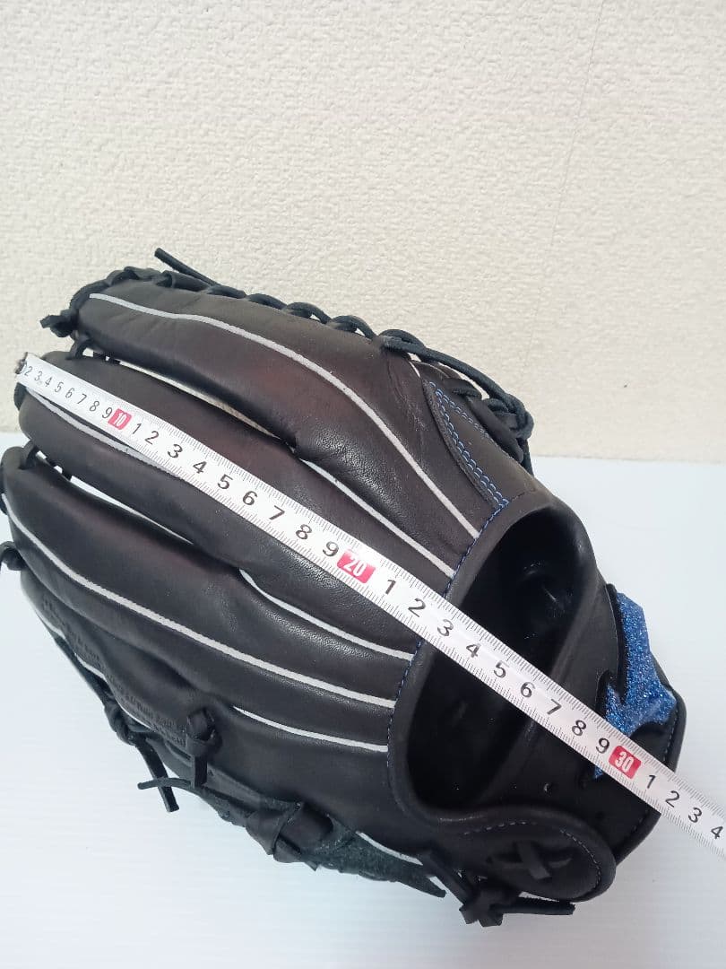 10回程使用のみ 美品 ミズノ WILLDRIVE ソフトボール用 青 グローブ