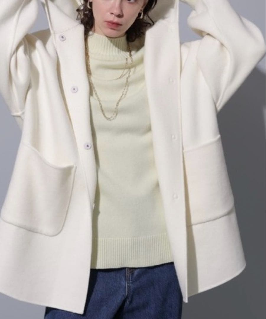 【新品未使用/紙タグ無し】 CADUNE フードリバーコート