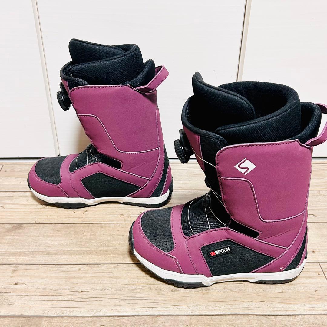 【atop ダイヤル調整】SPOON スノーボードブーツ 24.5 25.0cm