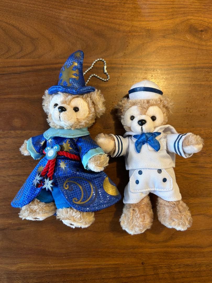 ダッフィー　シェリーメイ　ぬいぐるみバッジ　8匹セット