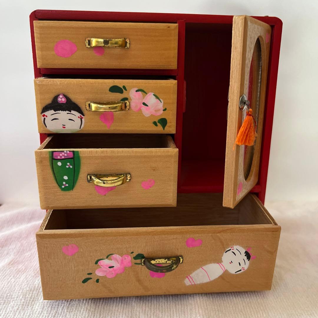 昭和レトロ人形たんす　美品　おままごと