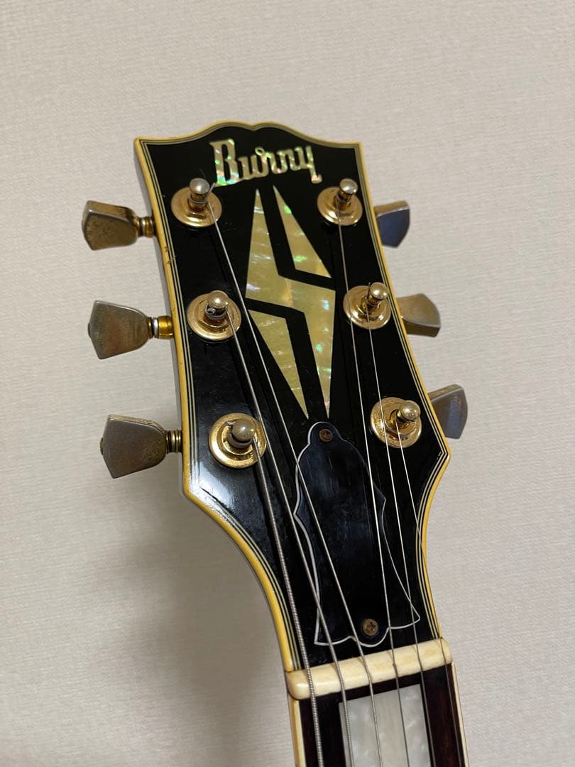 日本製 Burny バーニー レスポールカスタムタイプ エレキギター ジャンク