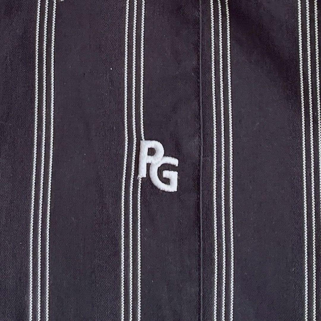 極美品　2025　パーリーゲイツ　オックス ストレッチ ストライプ 　ワンピース