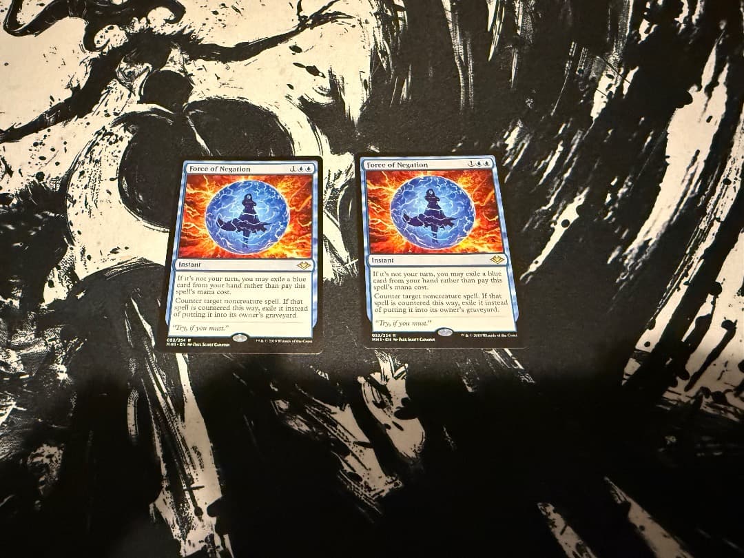 【こたろう】否定の力と意志の力　1枚ずつ　英語　MTG