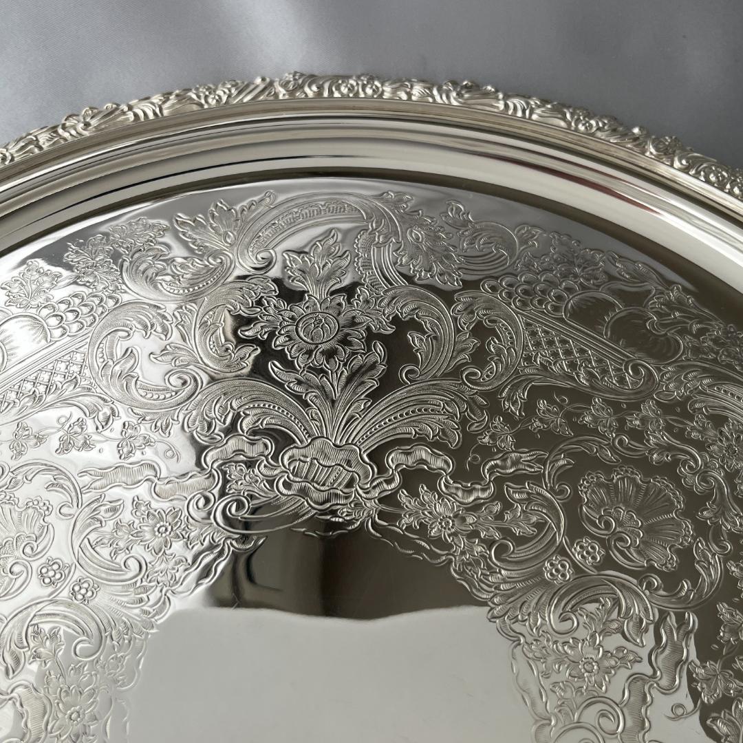 【Mappin&Webb】 マッピンアンドウェッブ ギャラリートレー 32cm