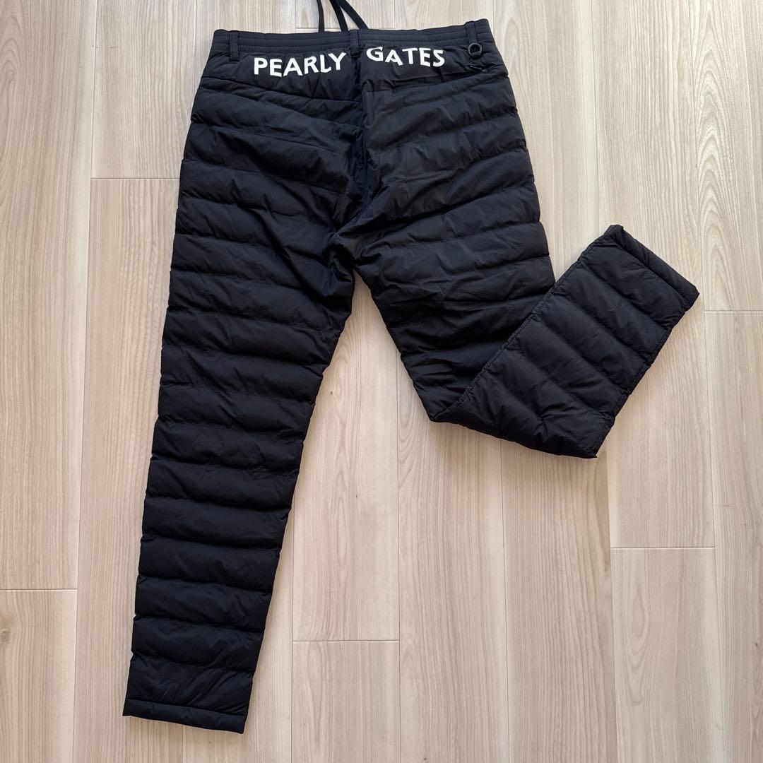 パーリーゲイツ　パンツ　中綿　ダウンパンツ　黒　6 暖パン　XL〜XXL相当