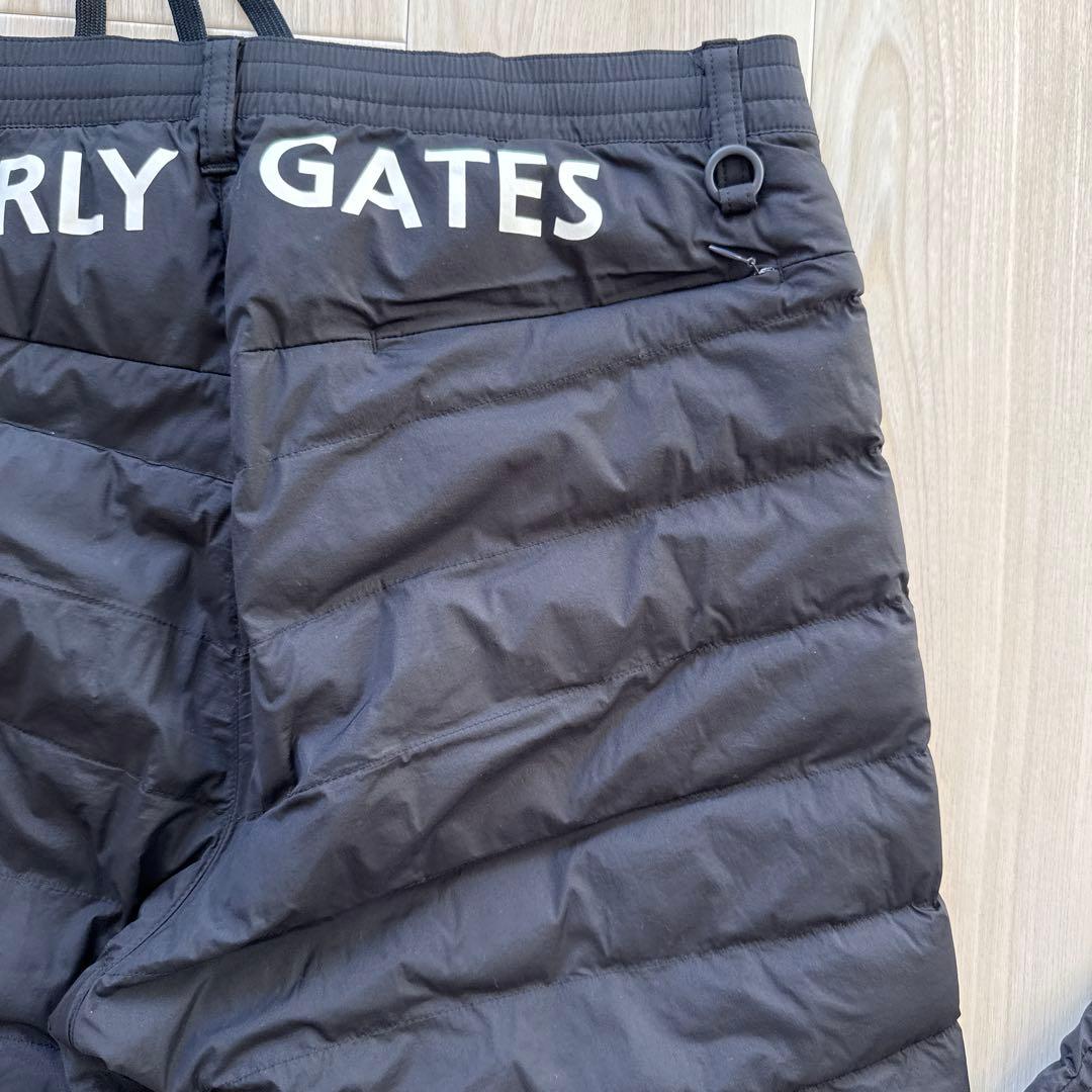 パーリーゲイツ　パンツ　中綿　ダウンパンツ　黒　6 暖パン　XL〜XXL相当