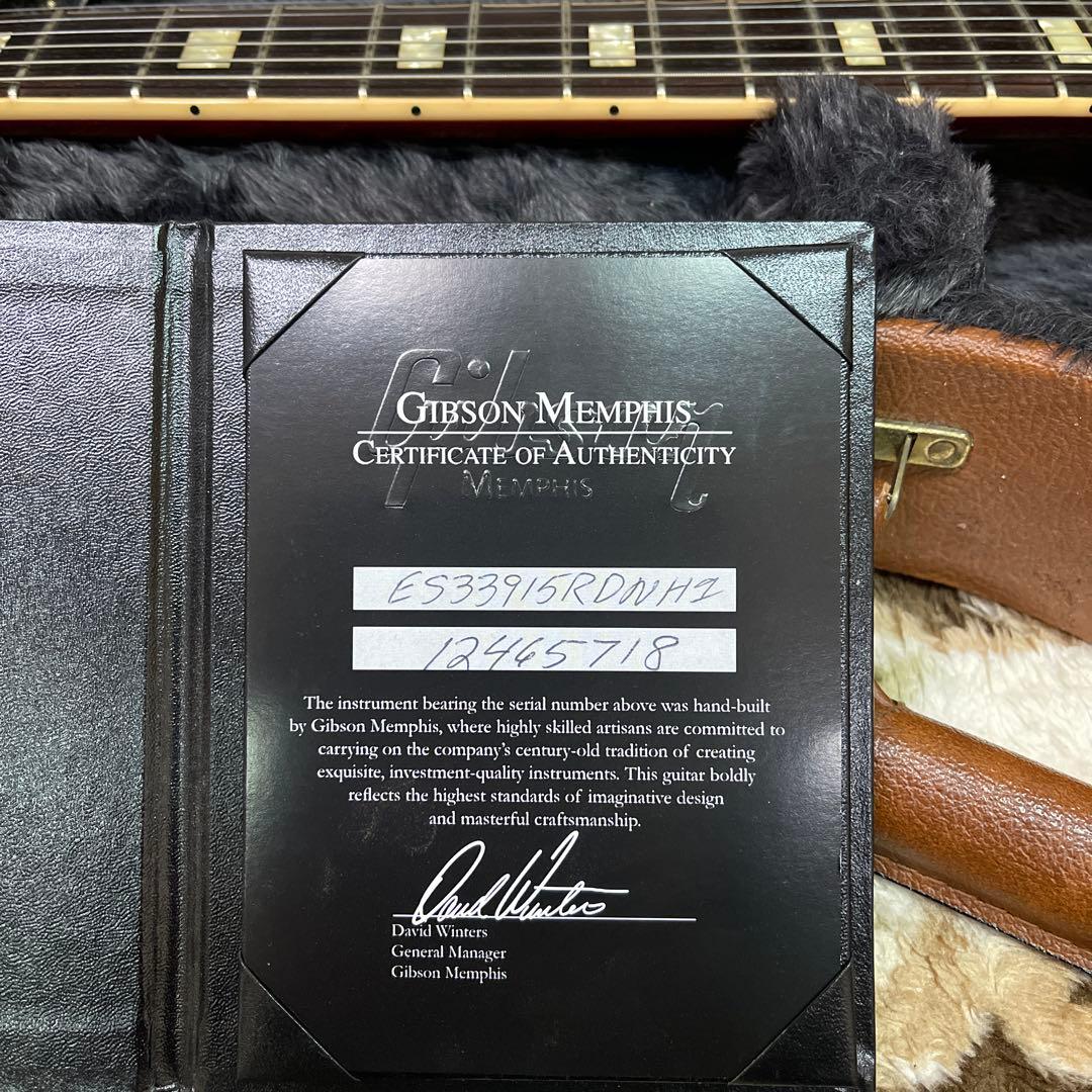 Gibson Memphis ES-339 チェリー