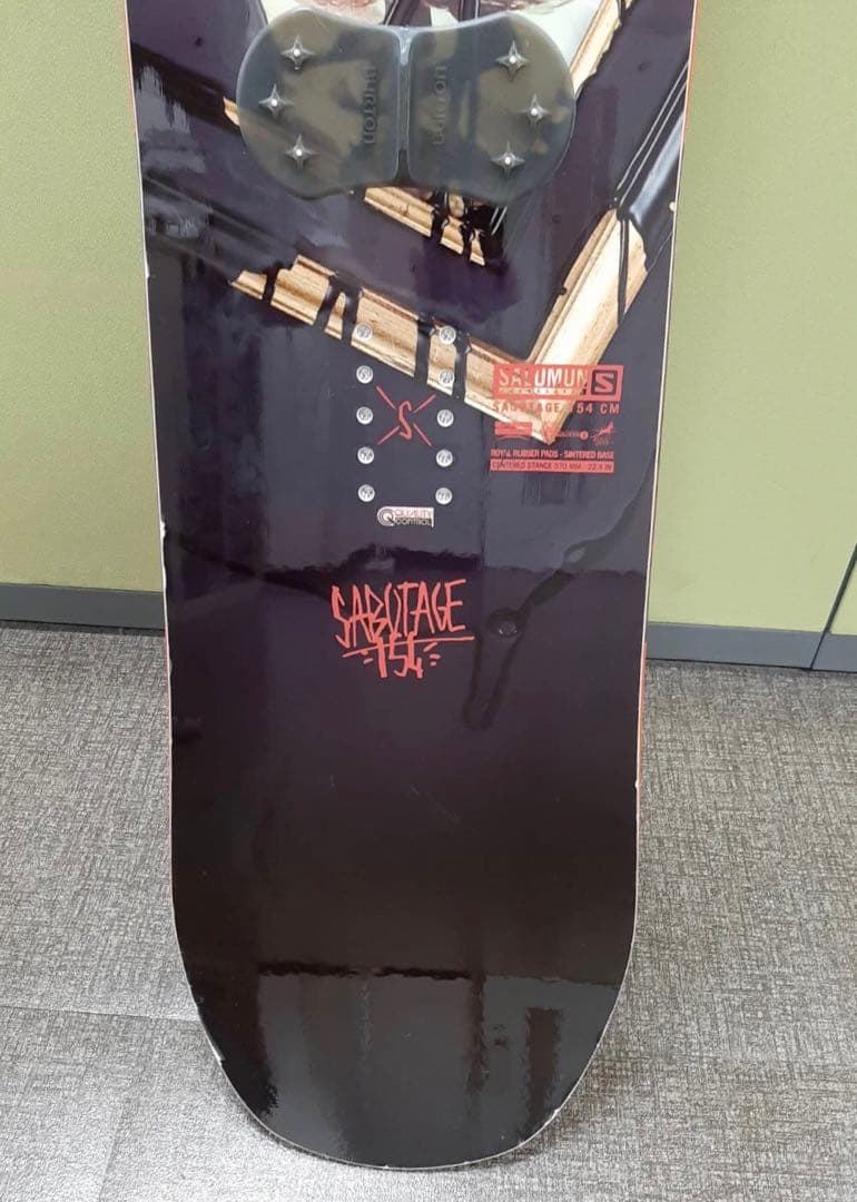 SLOMON　サボタージュ　リミテッドモデル　154cm　サロモン　スノーボード