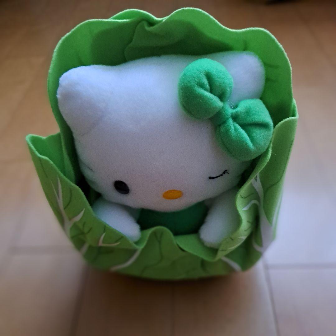 ご当地キティ　群馬限定　キャベツ　ぬいぐるみ　Mサイズ