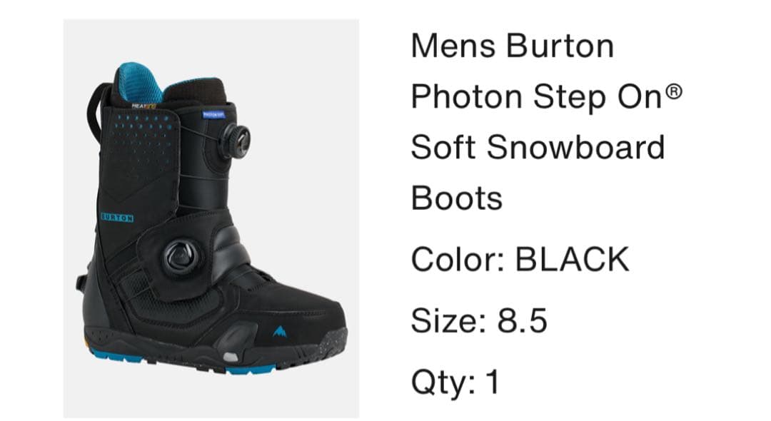 BURTON Step on Mサイズ 26.5 ブーツバインセット