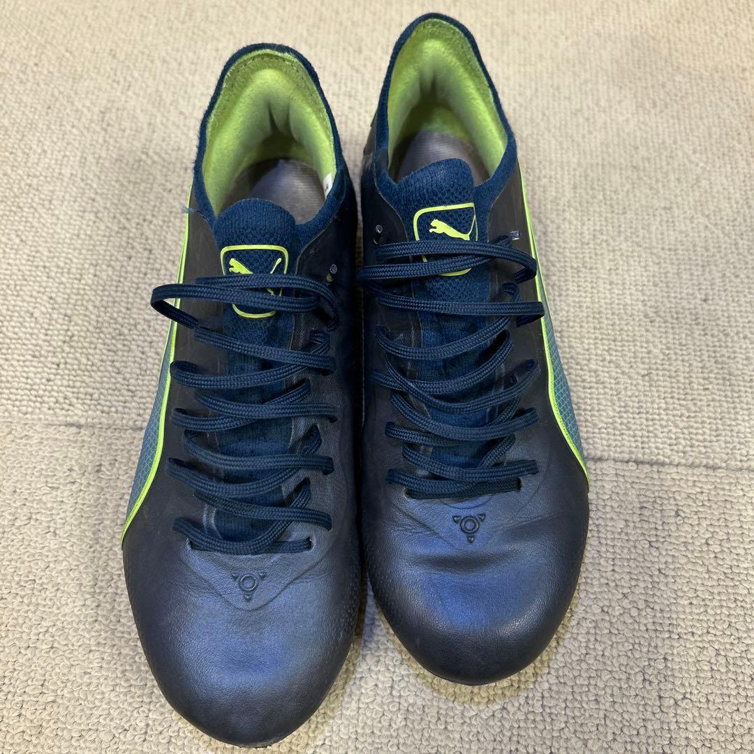 ネイビー/ライム スパイクシューズ