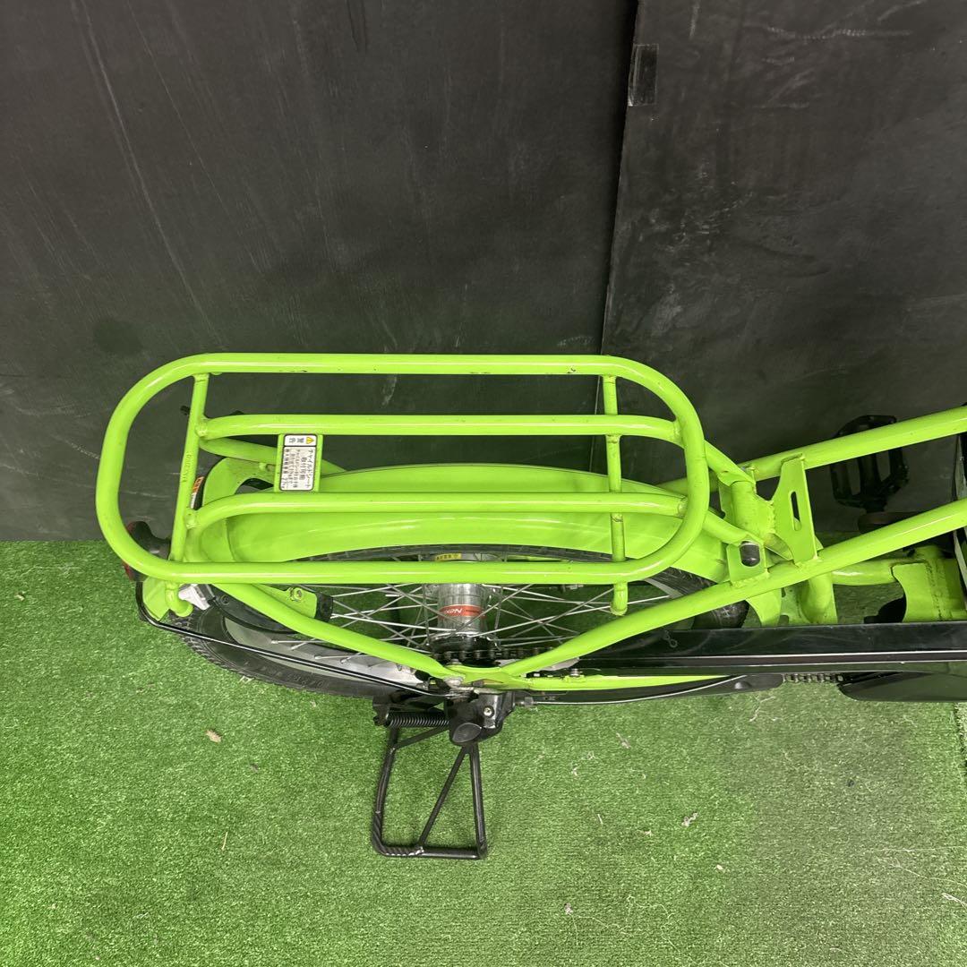 電動自転車 YAMAHA PAS Babby キミドリ 3人乗り対応　31★