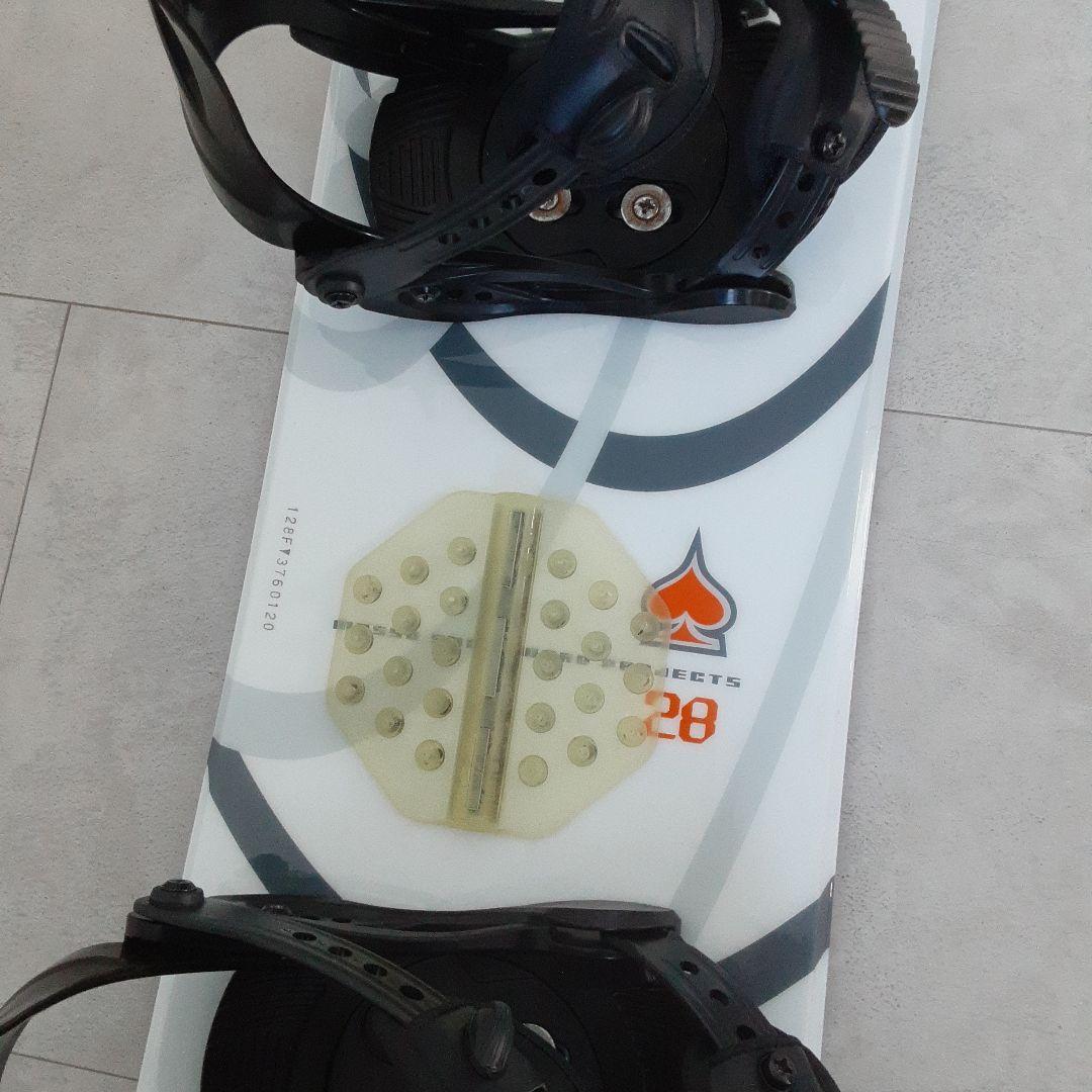 masso ジュニア スノーボードセット 128 キスマーク バインディング付き