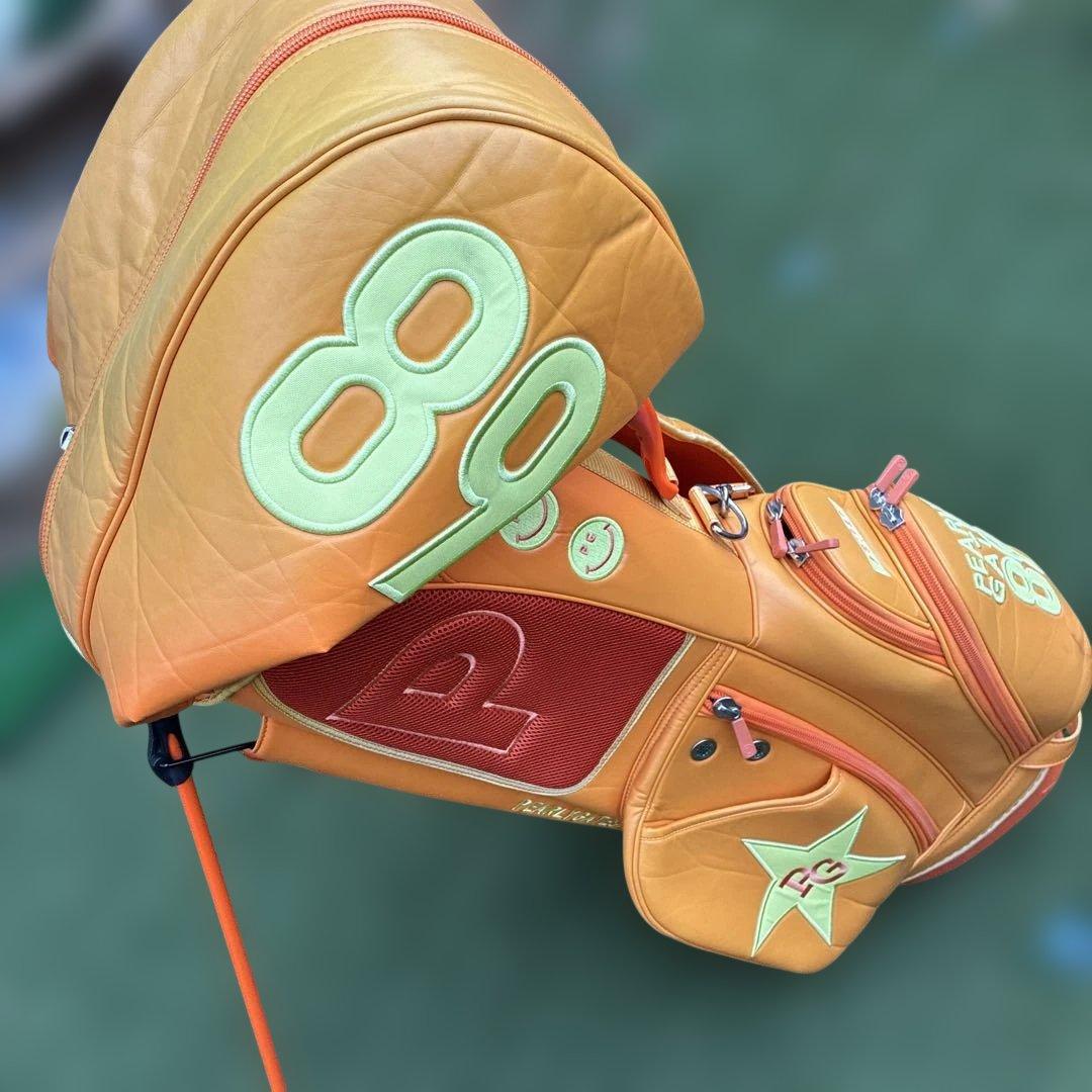 PEARLY GATES ゴルフキャディバッグ 89 オレンジ