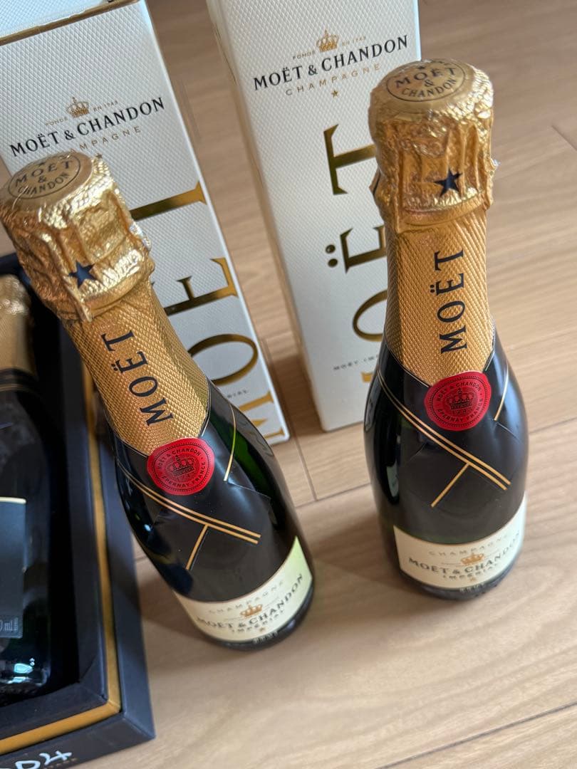 モエ　シャンパン　ヴィンテージ　ミニボトル　計4本
